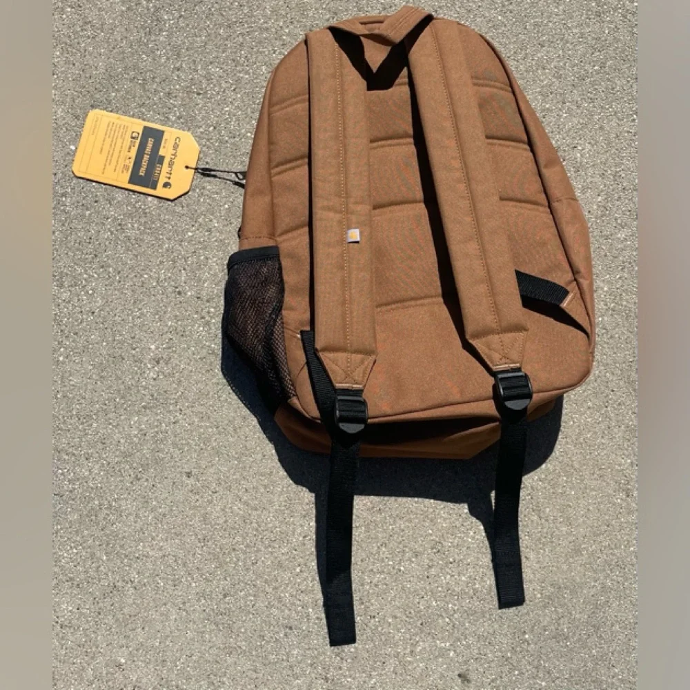 CARHARTT CANVAS BACKPACK PADDED SHOULDER STRAPS MESH SIDE POCKETS NEW WITH TAGS